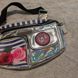 Nicole Lee Silver Holographic Fanny Pack